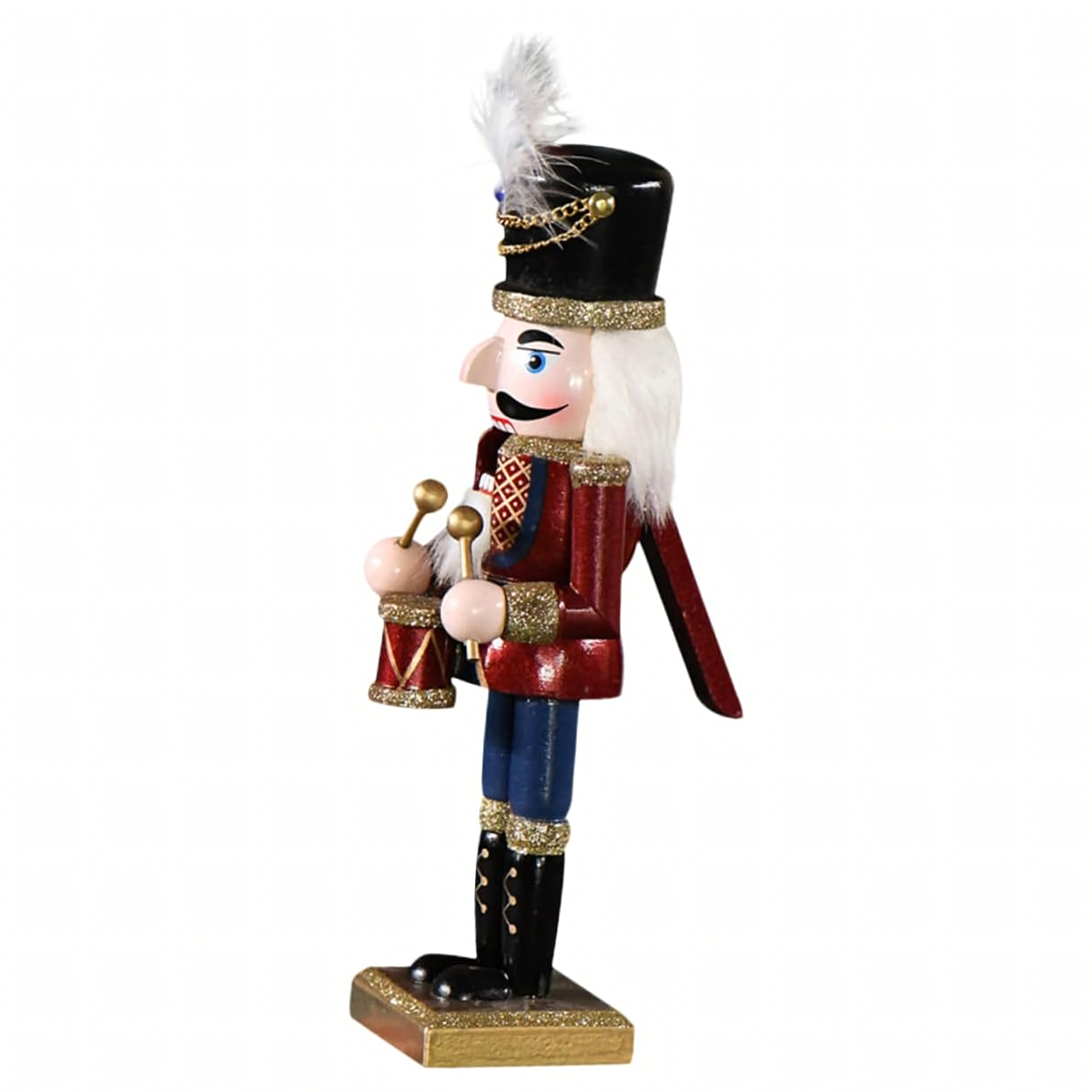 Drewniany Dziadek do Orzechów Figurka Ozdobna Świąteczna XXL 50 cm Premium - obrazek 3