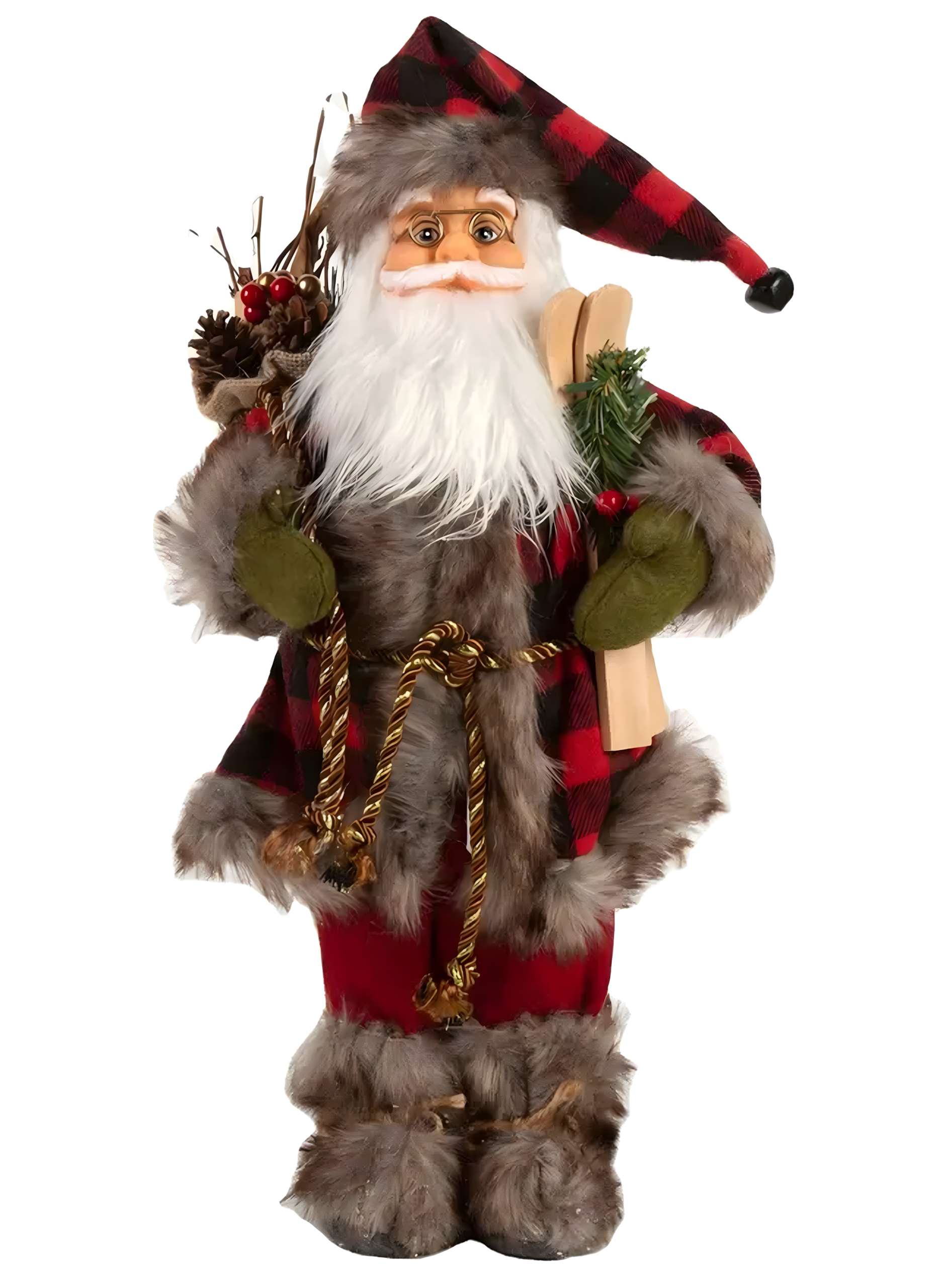 ŚWIĘTY MIKOŁAJ SKANDYNAWSKI FIGURKA ŚWIĄTECZNA NA ŚWIĘTA PREMIUM 45CM - obrazek 3