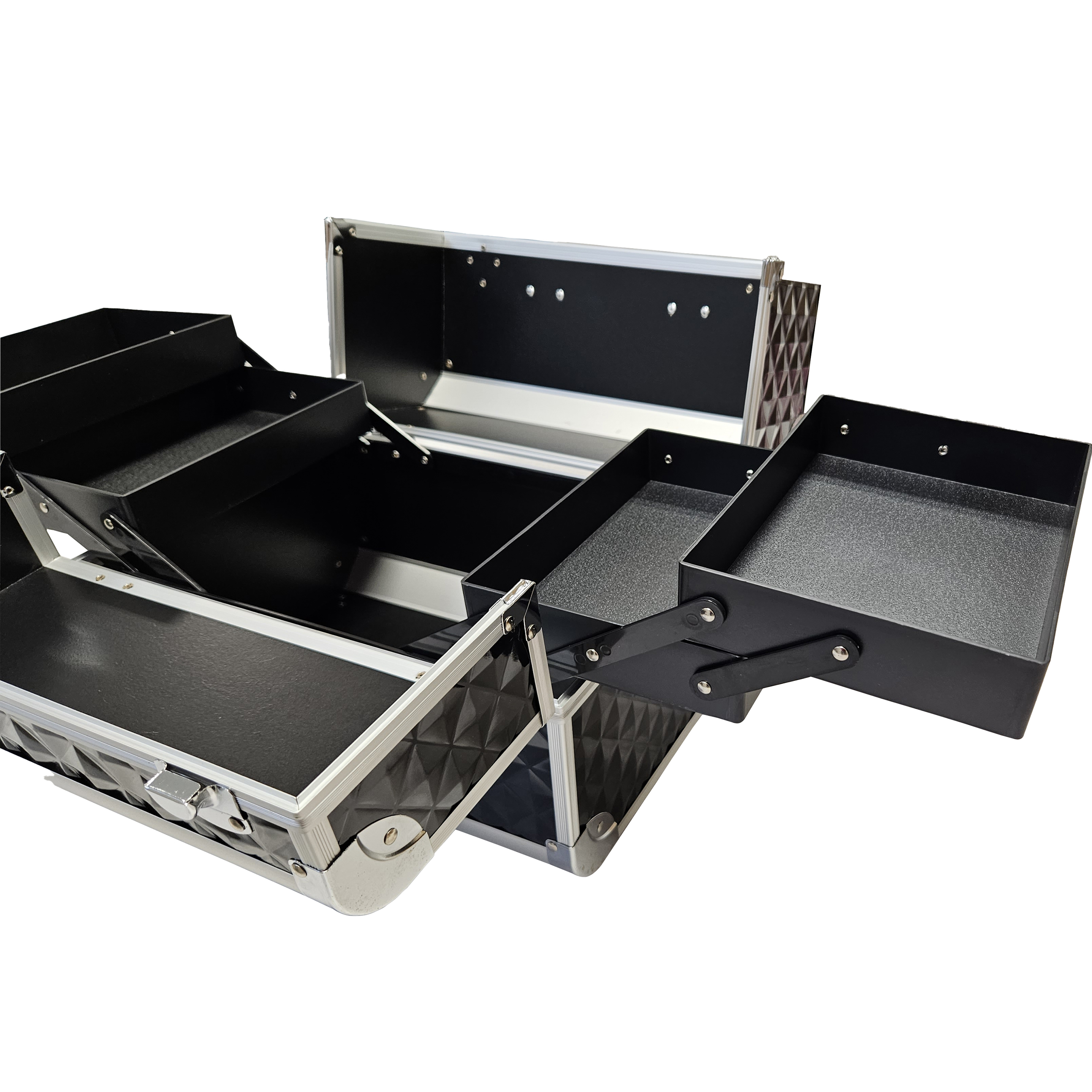 KOSMETYCZKA DAMSKA ORGANIZER KUFEREK NA KOSMETYKI - obrazek 3