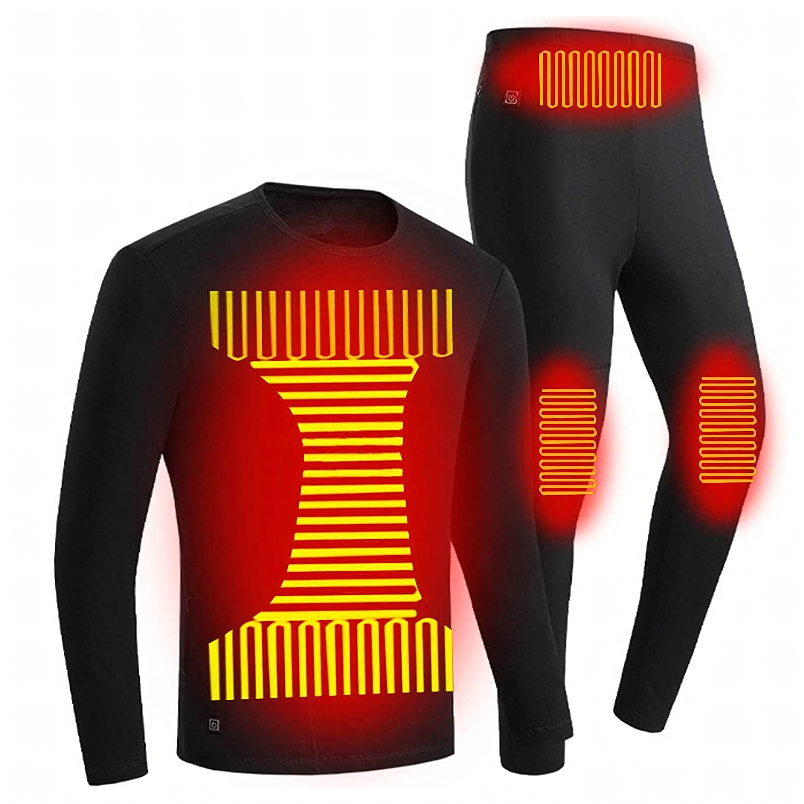 Bielizna Termoaktywna Grzewcza Podgrzewana Odzież Termiczna Komplet 4XL - obrazek 5