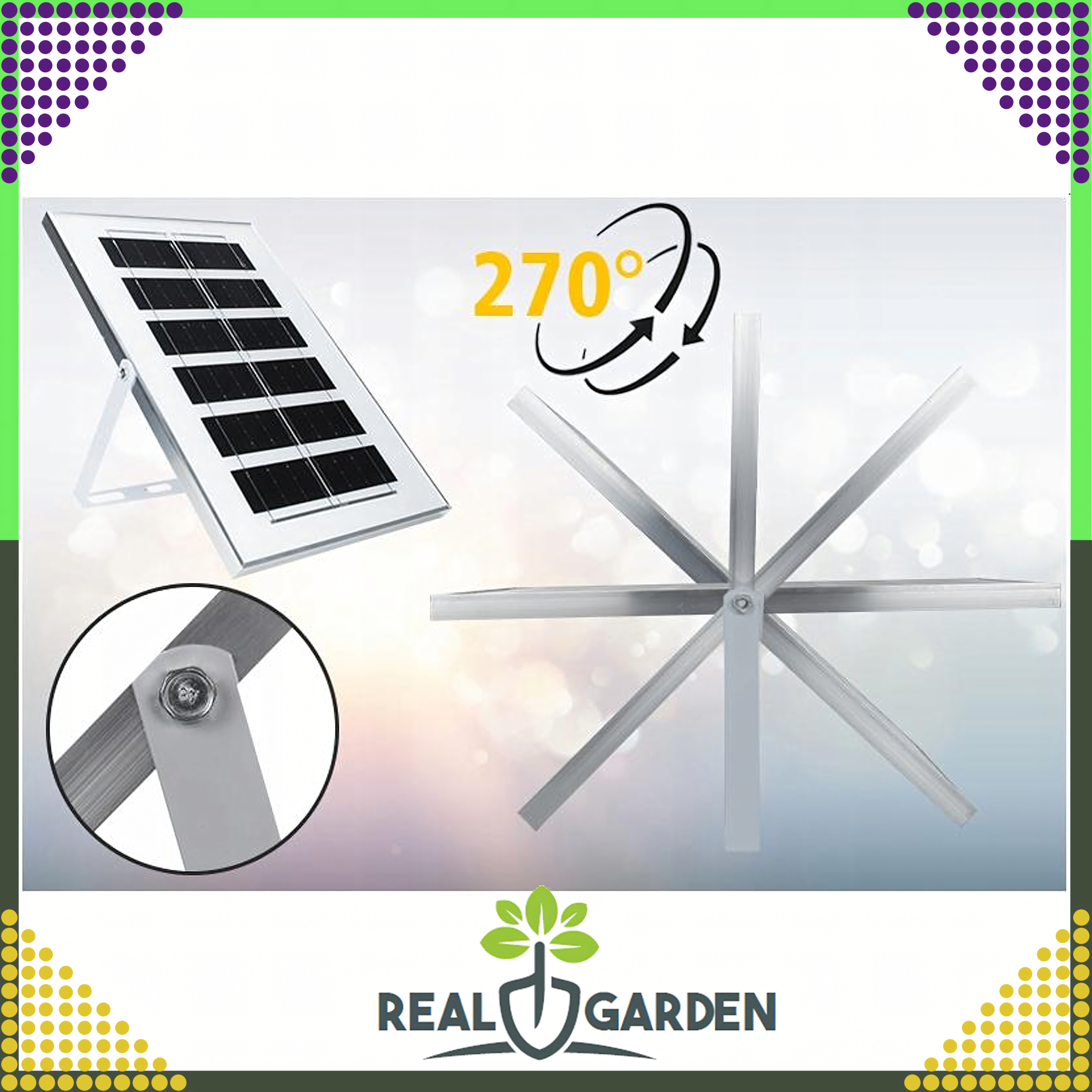 Latarnia Ogrodowa Lampa Solarna na Słup Mocna 200W Panel Uliczna 247 Led - obrazek 3