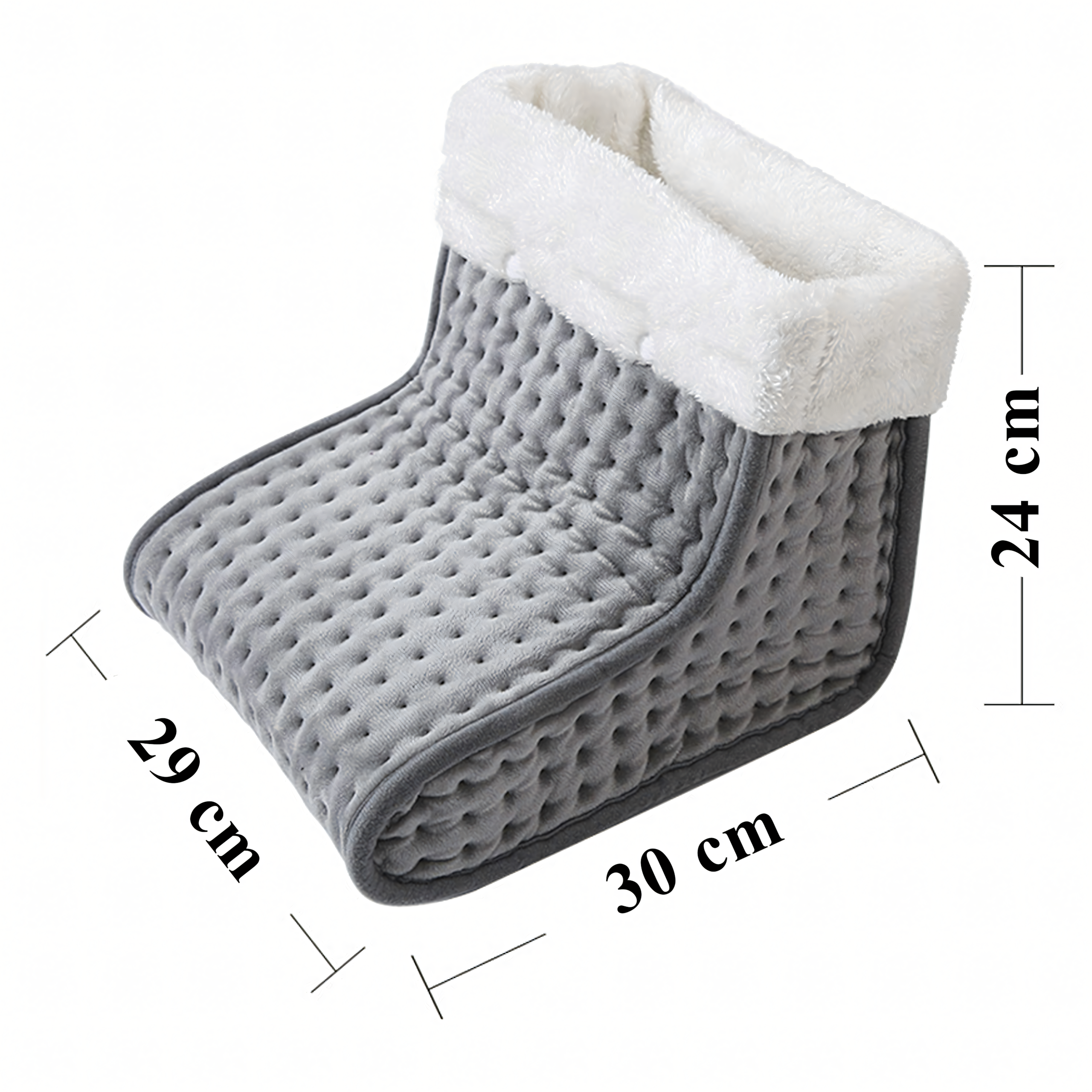 Elektryczny Ogrzewacz do Stóp Nóg Ocieplacz z Pilotem Miękki 9 Poziomów - obrazek 5