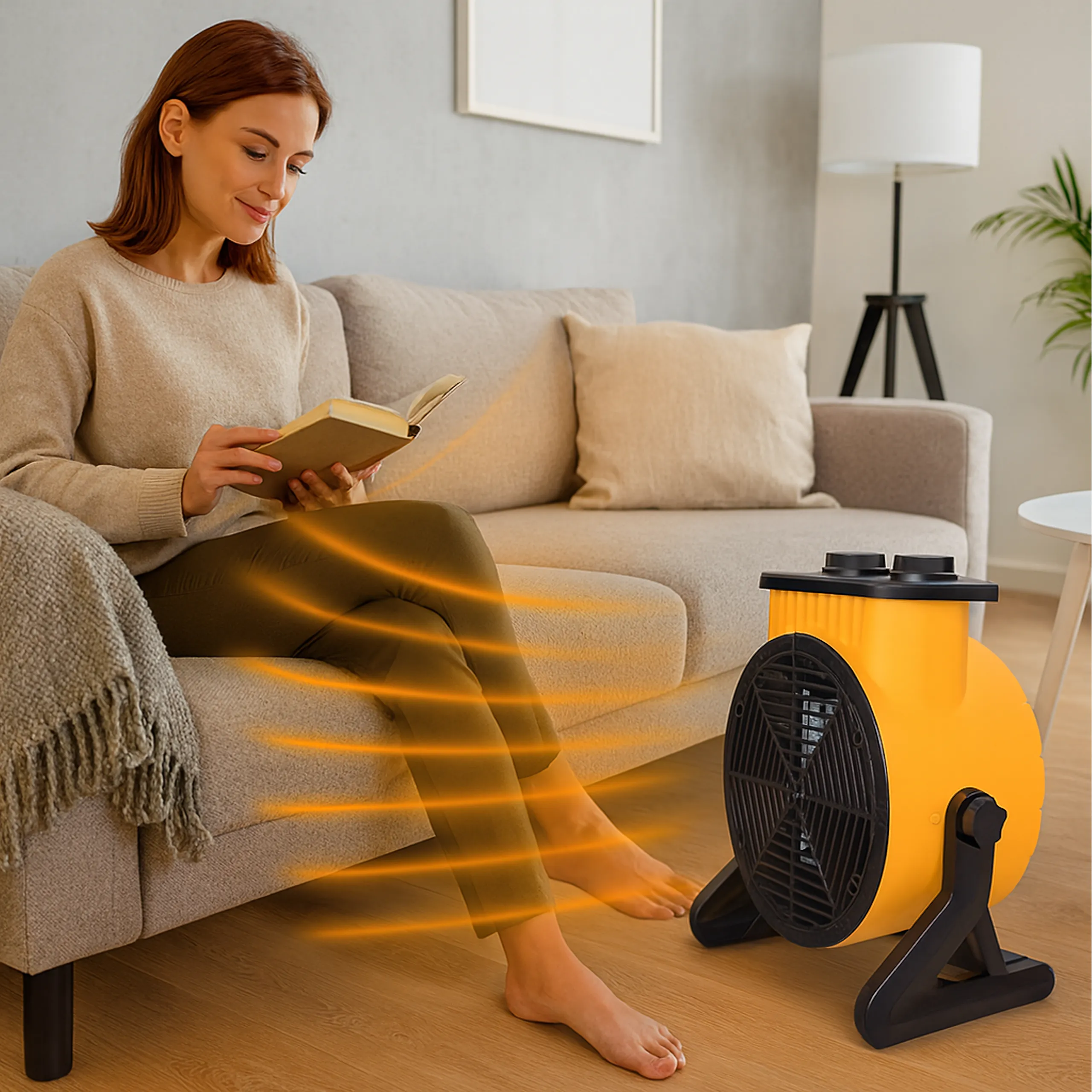 Nagrzewnica Elektryczna Dmuchawa Farelka Grzejnik 2000W - obrazek 12