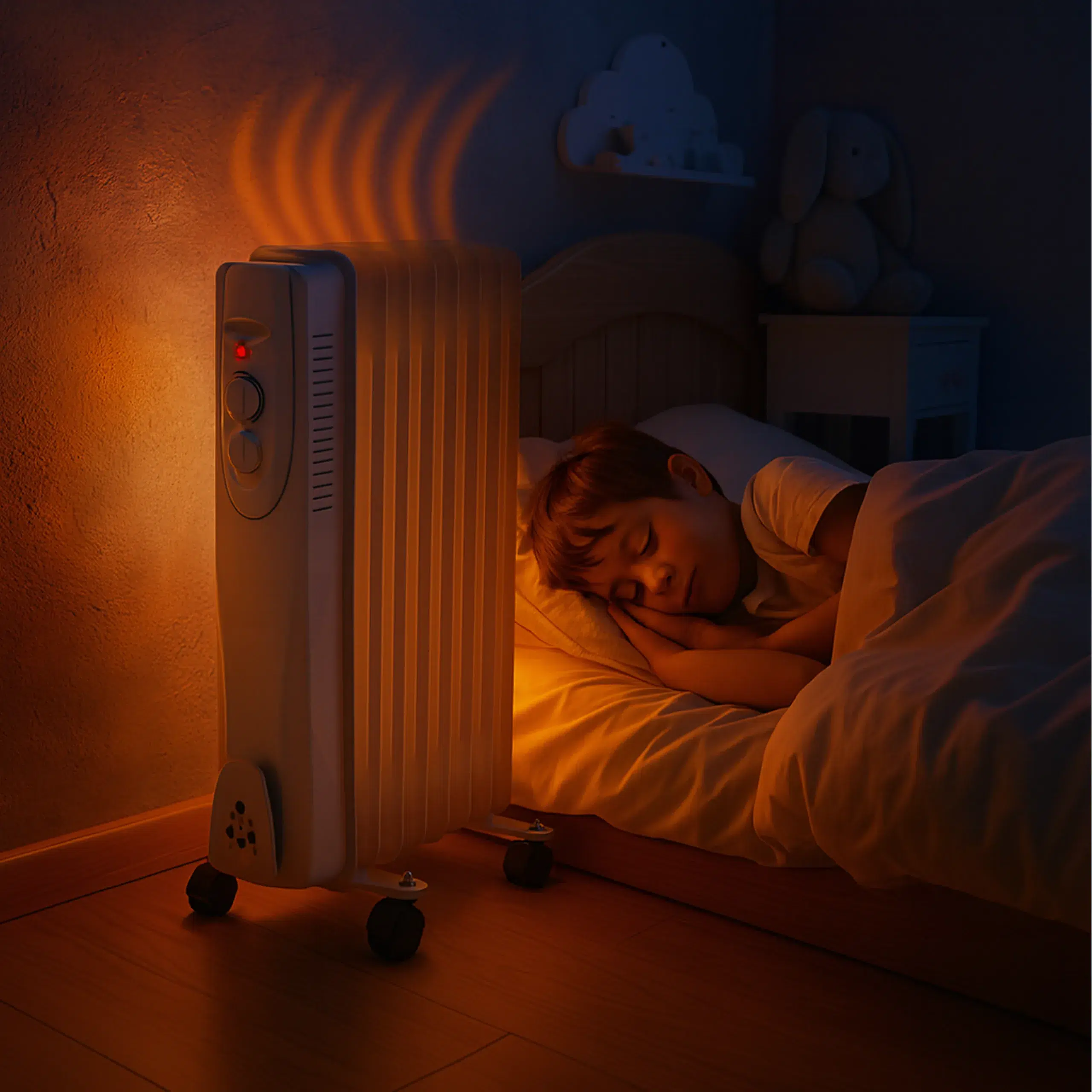 Grzejnik Olejowy Elektryczny Energooszczędny 7 Żeber 1500W - obrazek 16