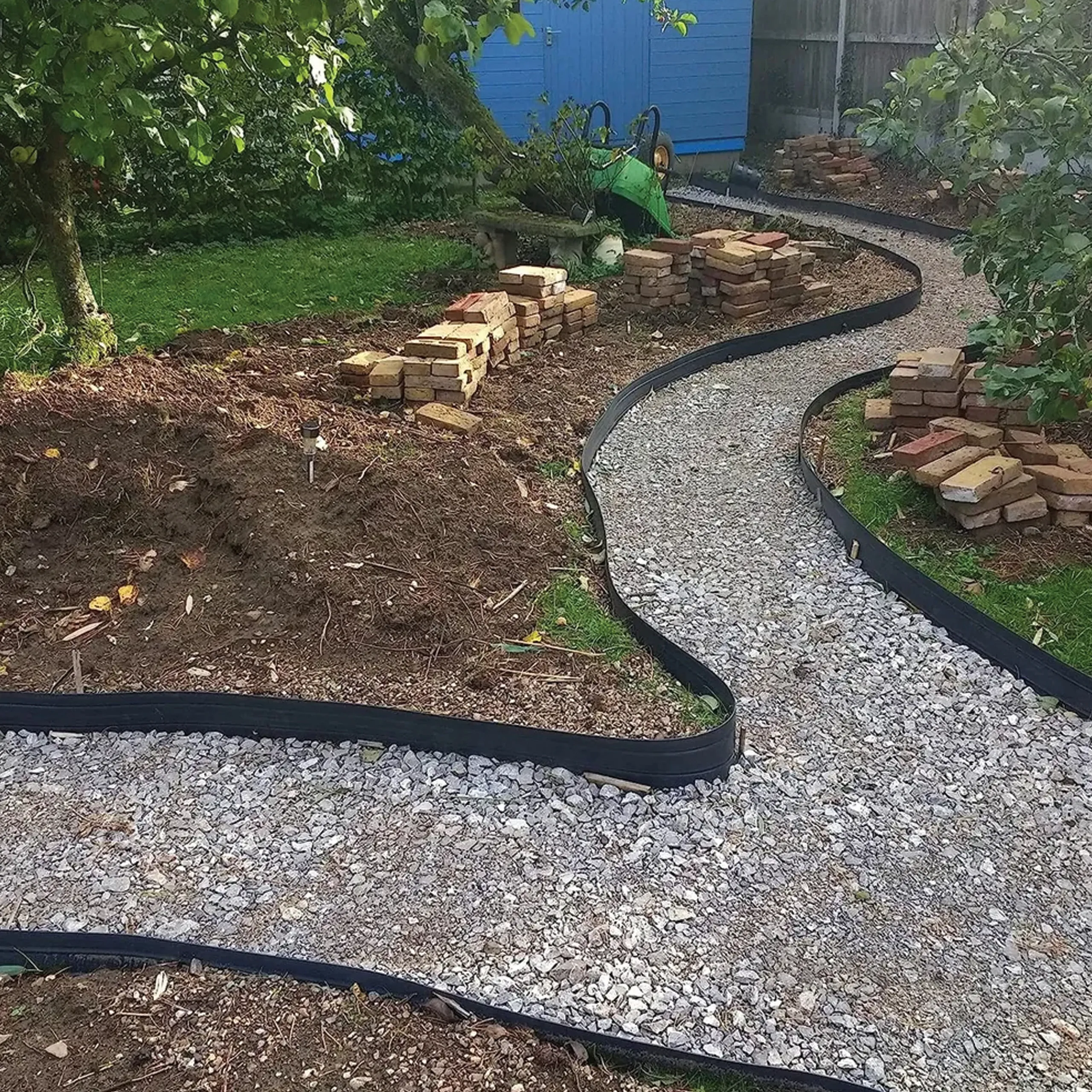 Obrzeże Trawnikowe Ogrodowe Elastyczne Czarne 6cm 20m + 60 Kotew - obrazek 12