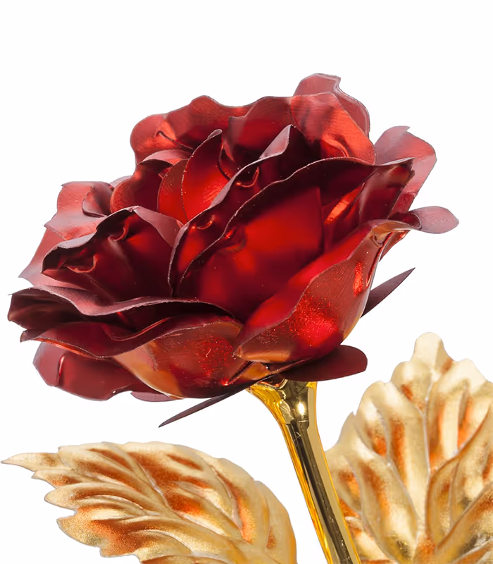 Wieczna Róża Czerwona Podstawka LOVE Prezent na Walentynki Dzień Kobiet Urodziny - obrazek 3