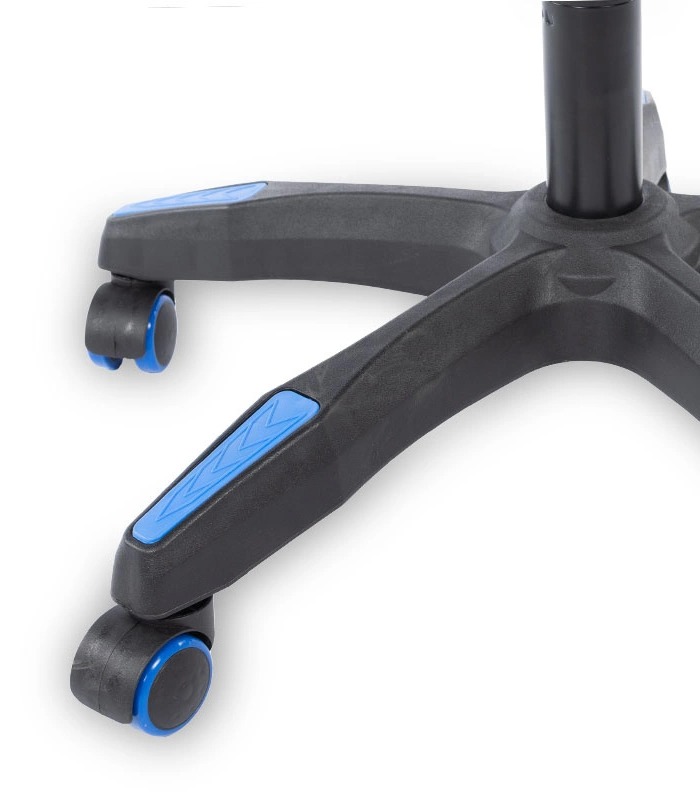 Fotel Gamingowy Obrotowy Regulowany Niebieski - obrazek 5