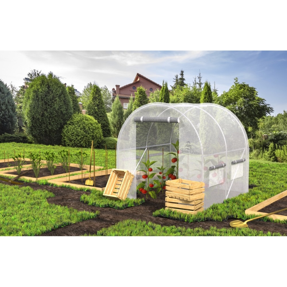 Tunel Foliowy Ogrodowy Szklarnia 2x2m (4m²) - obrazek 9