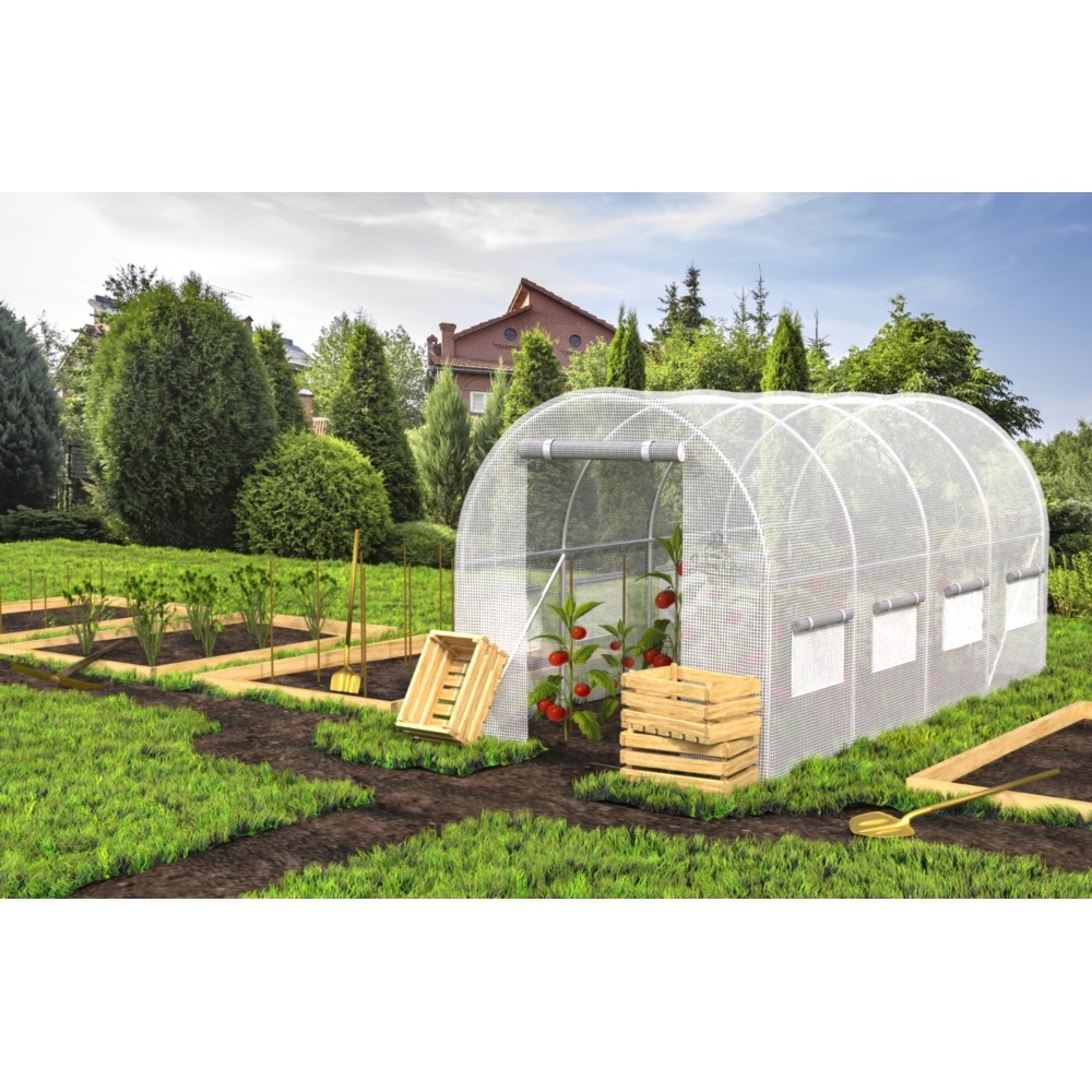 Tunel Foliowy Ogrodowy Szklarnia 2x4,5m (9m²) - obrazek 8