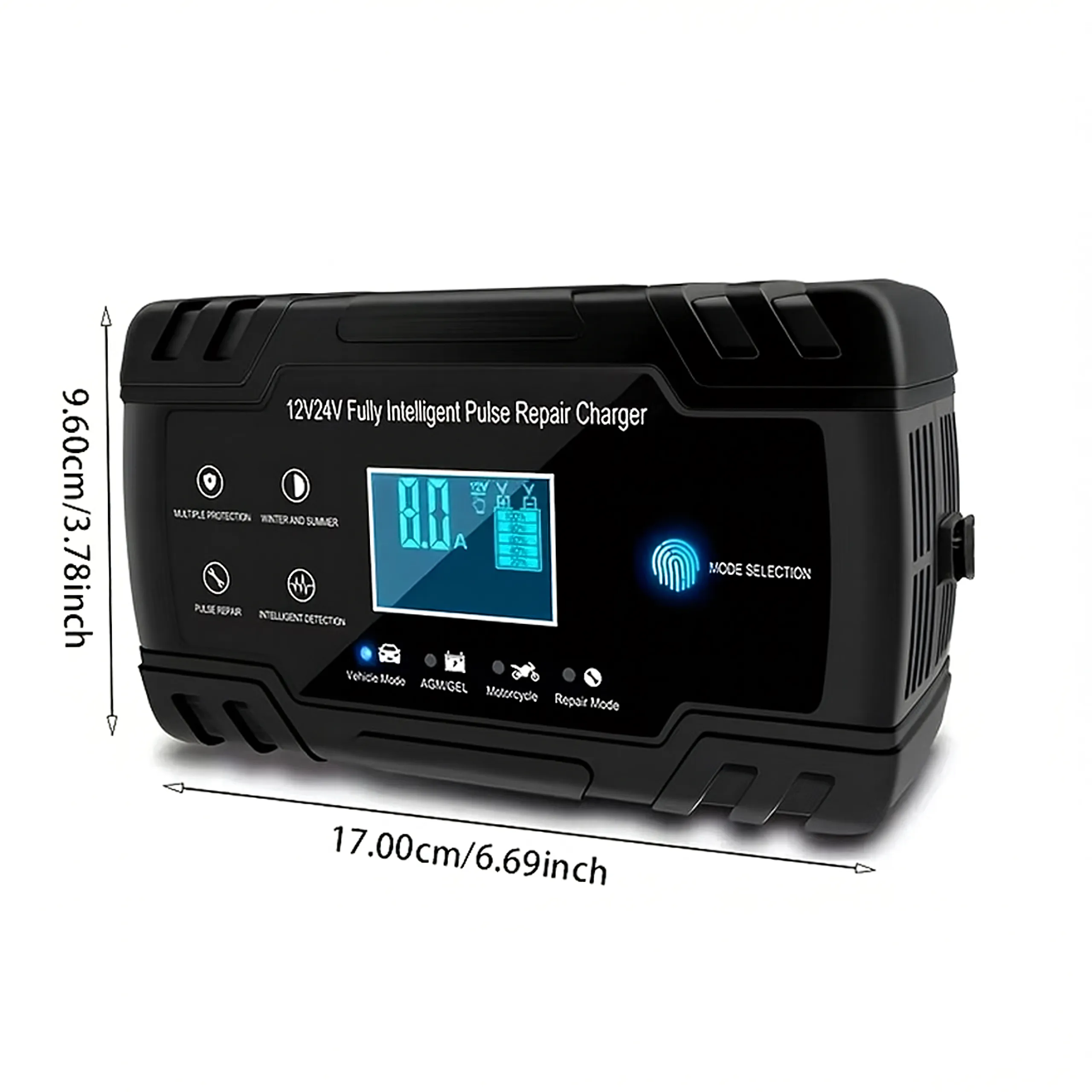 Prostownik Samochodowy Ładowarka Do Akumulatorów 12V 24V - obrazek 3