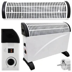 Grzejnik Elektryczny Konwektorowy Biały 2000W