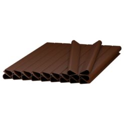 Taśma Ogrodzeniowa Osłona Panelowa Na Ogrodzenie Brązowy 19cm x 35m 450 g/m² - obrazek 5