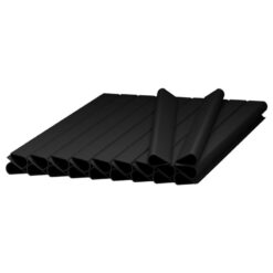 Taśma Ogrodzeniowa Osłona Panelowa Na Ogrodzenie Czarny 19cm x 35m 450 g/m² - obrazek 5