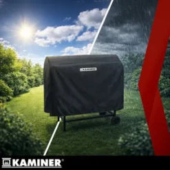 Grill Ogrodowy Węglowy z Pokrywą Kaminer 108x67x96cm + Akcesoria - obrazek 13