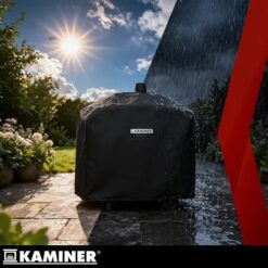 Grill Ogrodowy Węglowy z Pokrywą Kaminer 105x110x50cm + Akcesoria - obrazek 17
