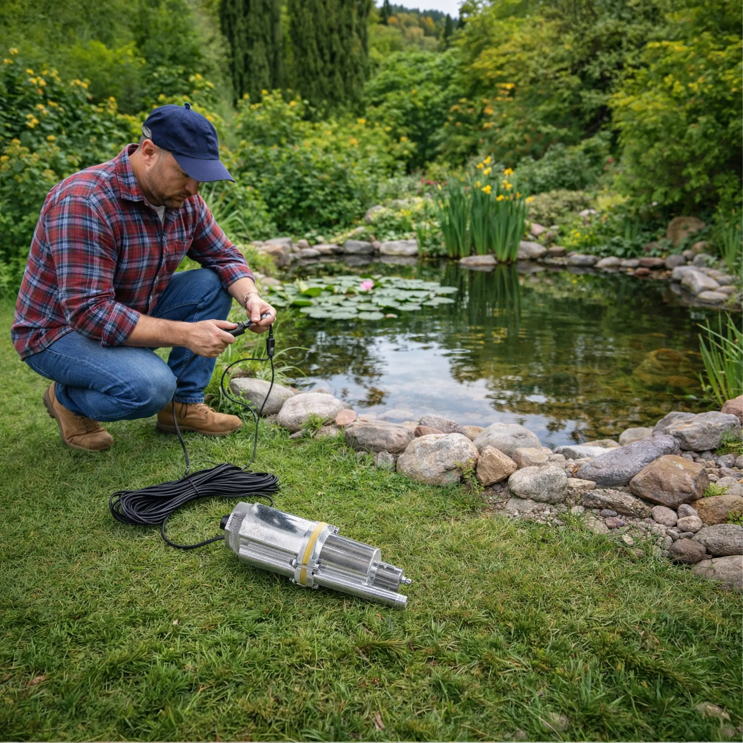 Pompa Do Wody Czystej Studni Głębinowej Górnossąca Ruska Nurek 1500W 1100L - obrazek 12