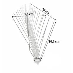 Kolce Na Ptaki Gołębie Wróble 50cm Szerokie Na 75mm - obrazek 4