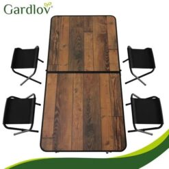 Stół Ogrodowy Cateringowy Składany w Walizkę 120cm + 4 Krzesła - obrazek 4