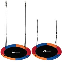 Huśtawka Ogrodowa Bocianie Gniazdo Kolorowa 120cm - obrazek 5