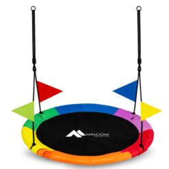 Huśtawka Ogrodowa Bocianie Gniazdo Kolorowa 120cm - obrazek 3