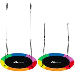 Huśtawka Ogrodowa Bocianie Gniazdo Kolorowa 120cm - obrazek 4