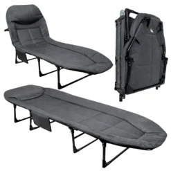 Łóżko Turystyczne Polowe Składane 70x200cm 150kg