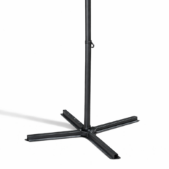 Parasol Ogrodowy Składany z Wysięgnikiem Lampki LED Szary 300cm + Pokrowiec - obrazek 7