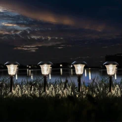 Lampa Solarna Ogrodowa LED Wbijana IP44 42cm 6szt. - obrazek 10