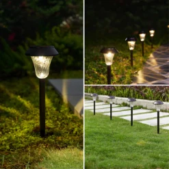 Lampa Solarna Ogrodowa LED Wbijana IP44 41cm 6szt. - obrazek 14
