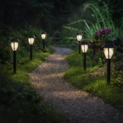Lampa Solarna Ogrodowa LED Wbijana IP44 47cm 10szt. - obrazek 8