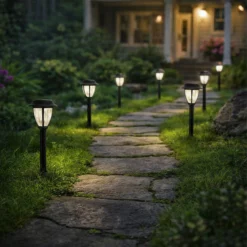 Lampa Solarna Ogrodowa LED Wbijana IP44 47cm 10szt. - obrazek 7