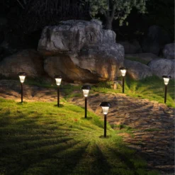 Lampa Solarna Ogrodowa LED Wbijana IP44 41cm 6szt. - obrazek 15