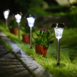Lampa Solarna Ogrodowa LED Wbijana IP44 41cm 6szt. - obrazek 12