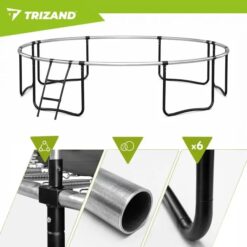 Trampolina Ogrodowa Dla Dzieci z Siatką Wewnętrzną 366cm 12FT HQ Trizand - obrazek 10