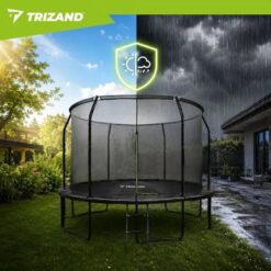Trampolina Ogrodowa Dla Dzieci z Siatką Wewnętrzną 366cm 12FT HQ Trizand - obrazek 5