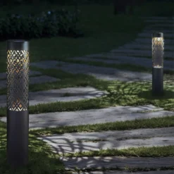 Lampa Solarna Ogrodowa LED Wbijana Słupek IP44 71cm 2szt. - obrazek 7