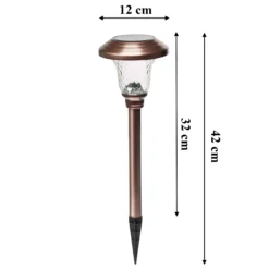 Lampa Solarna Ogrodowa LED Wbijana IP44 42cm 6szt. - obrazek 4