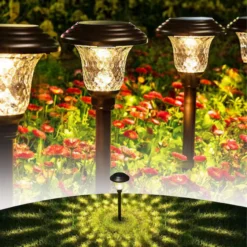 Lampa Solarna Ogrodowa LED Wbijana IP44 42cm 6szt. - obrazek 9