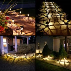 Lampa Solarna Ogrodowa LED Wbijana IP44 40cm 8szt. - obrazek 8