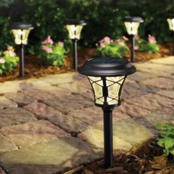 Lampa Solarna Ogrodowa LED Wbijana IP44 40cm 8szt. - obrazek 10