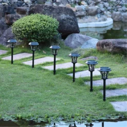 Lampa Solarna Ogrodowa LED Wbijana IP44 40cm 8szt. - obrazek 9