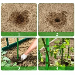Tyczka Palik Podpora Do Roślin Na Pomidory Ogórki 150cm 10szt. - obrazek 7