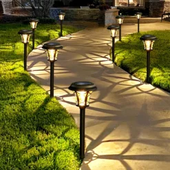 Lampa Solarna Ogrodowa LED Wbijana IP44 40cm 8szt. - obrazek 7