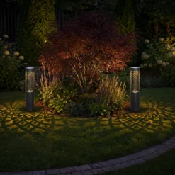 Lampa Solarna Ogrodowa LED Wbijana Słupek IP44 71cm 2szt. - obrazek 12