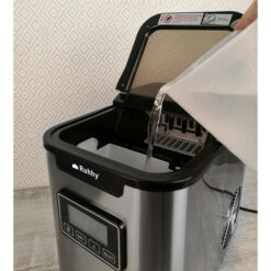 Kostkarka Do Lodu Srebrna Ruhhy 120W 2,2L 12KG + Łopatka Do Lodu - obrazek 6