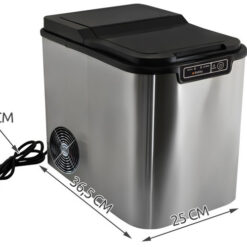 Kostkarka Do Lodu Srebrna Ruhhy 120W 2.2L 12KG + Łopatka Do Lodu - obrazek 3