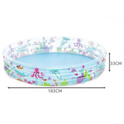 Basen Dmuchany Dla Dzieci Brodzik 188x33cm Bestway 51005 - obrazek 3