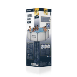 Basen Stelażowy Ogrodowy Okrągły 305x76cm Bestway Steel Pro Max 56406 - obrazek 3