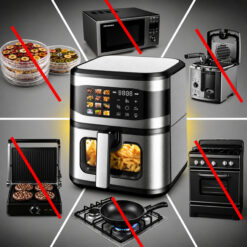 Frytkownica Beztłuszczowa Air Fryer 8L 1700W 12 Programów - obrazek 7