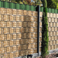 Taśma Ogrodzeniowa Osłona Panelowa Na Ogrodzenie Kamień 19cm x 35m 450 g/m² - obrazek 7